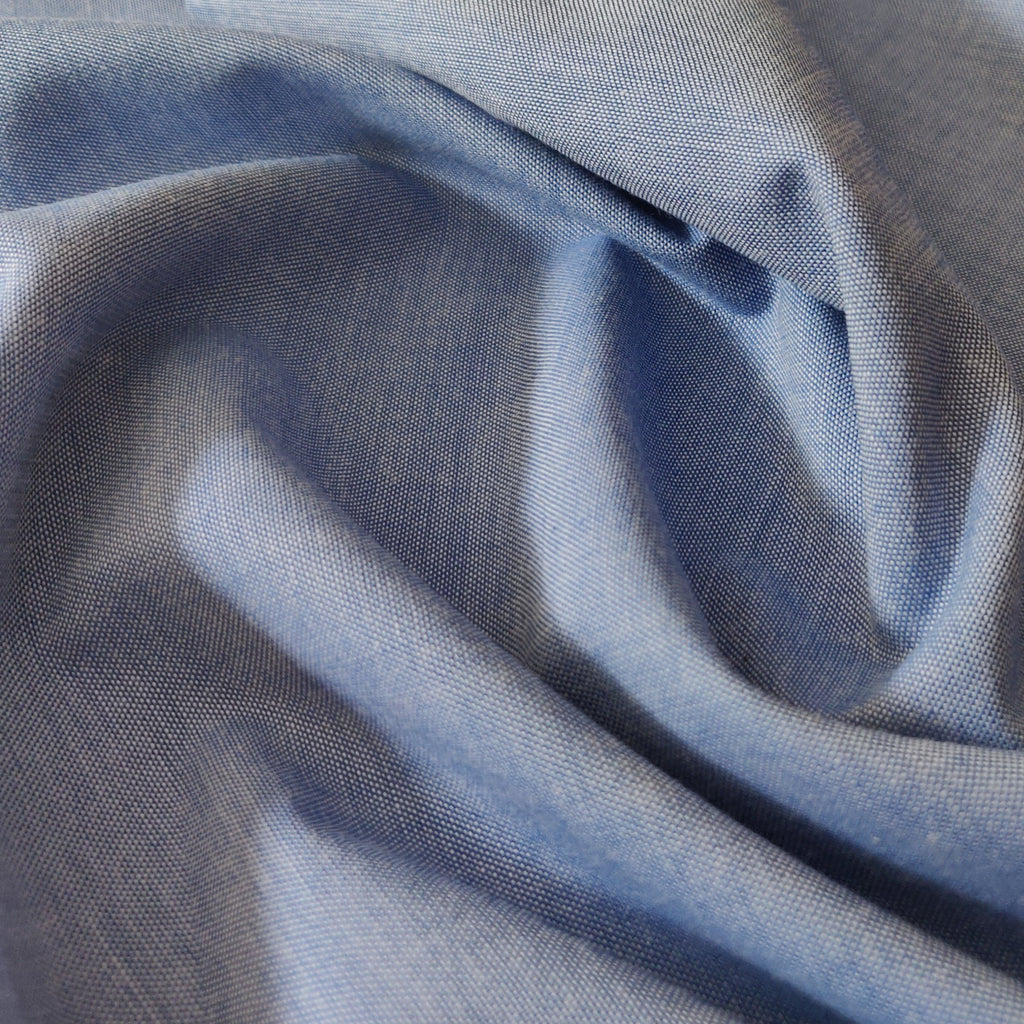 Cotton chambray blue sew me sunshine