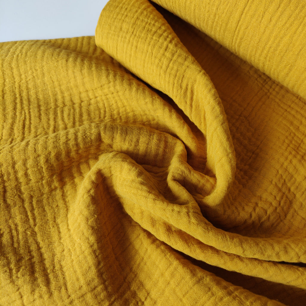 Cotton Double Gauze - Mustard – Sew Me Sunshine