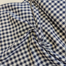 Gingham Yarn Dyed Cotton - Navy
