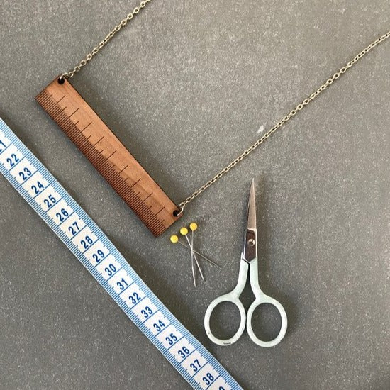 Ruler Necklace - Cepheid Studio - Sewing Kits & Gifts - Cepheid Studio - Sew Me Sunshine