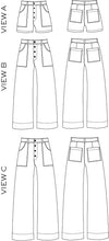 Lander Pants & Shorts - True Bias - Patterns - True Bias - Sew Me Sunshine