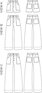Lander Pants & Shorts - True Bias - Patterns - True Bias - Sew Me Sunshine