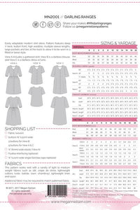 Darling Ranges Dress & Top Size 0-20 - Megan Nielsen
