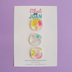 Buttons 30mm - 3 Pack - Sweet Shard - Ethel & Joan