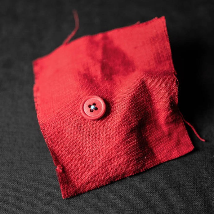 Merchant & Mills -  Cotton Button - Classic Red 15mm