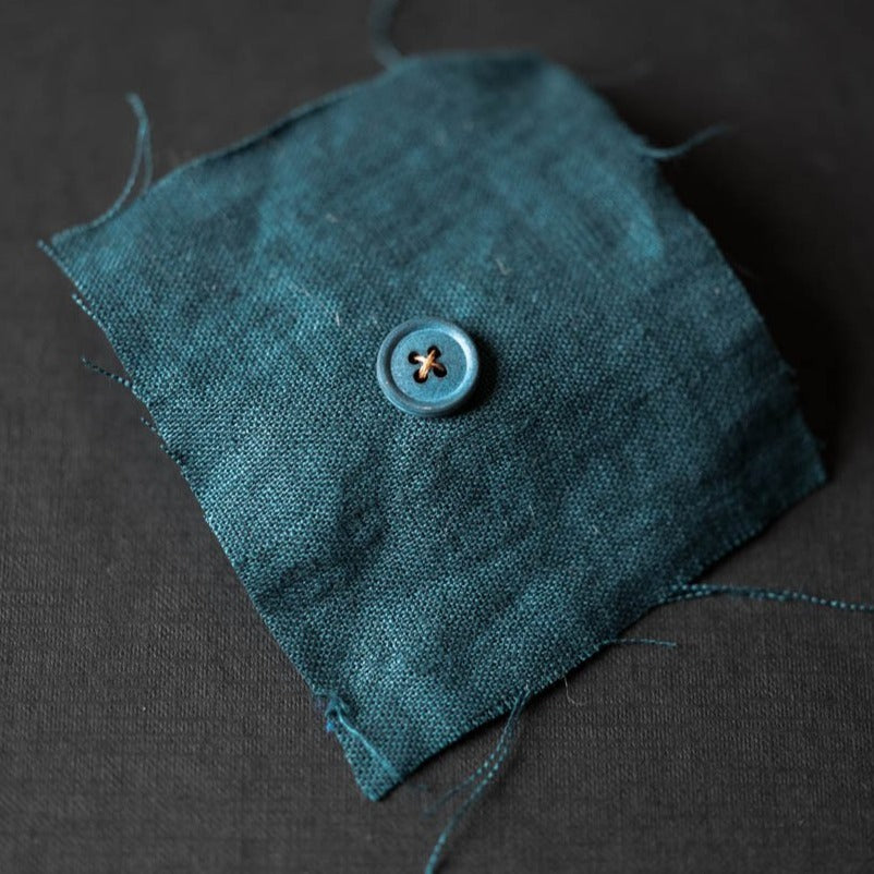 Merchant & Mills - Cotton Button - Mid Teal 15mm