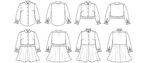 Ashling Blouse / Dress - Papercut Patterns - UK Size 16-34