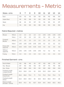 Ashling Blouse / Dress - Papercut Patterns - UK Size 16-34