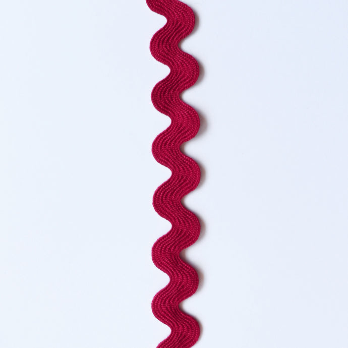 Ric Rac - 15mm - Barn Red