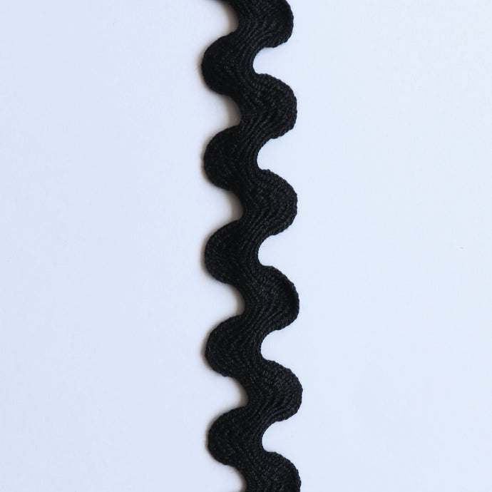 Ric Rac - 15mm - Black
