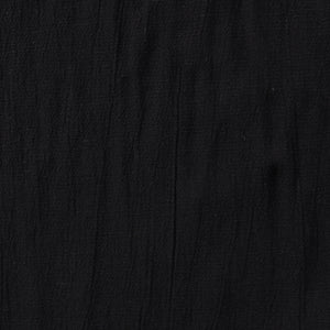 Viscose Linen Crinkle - Black