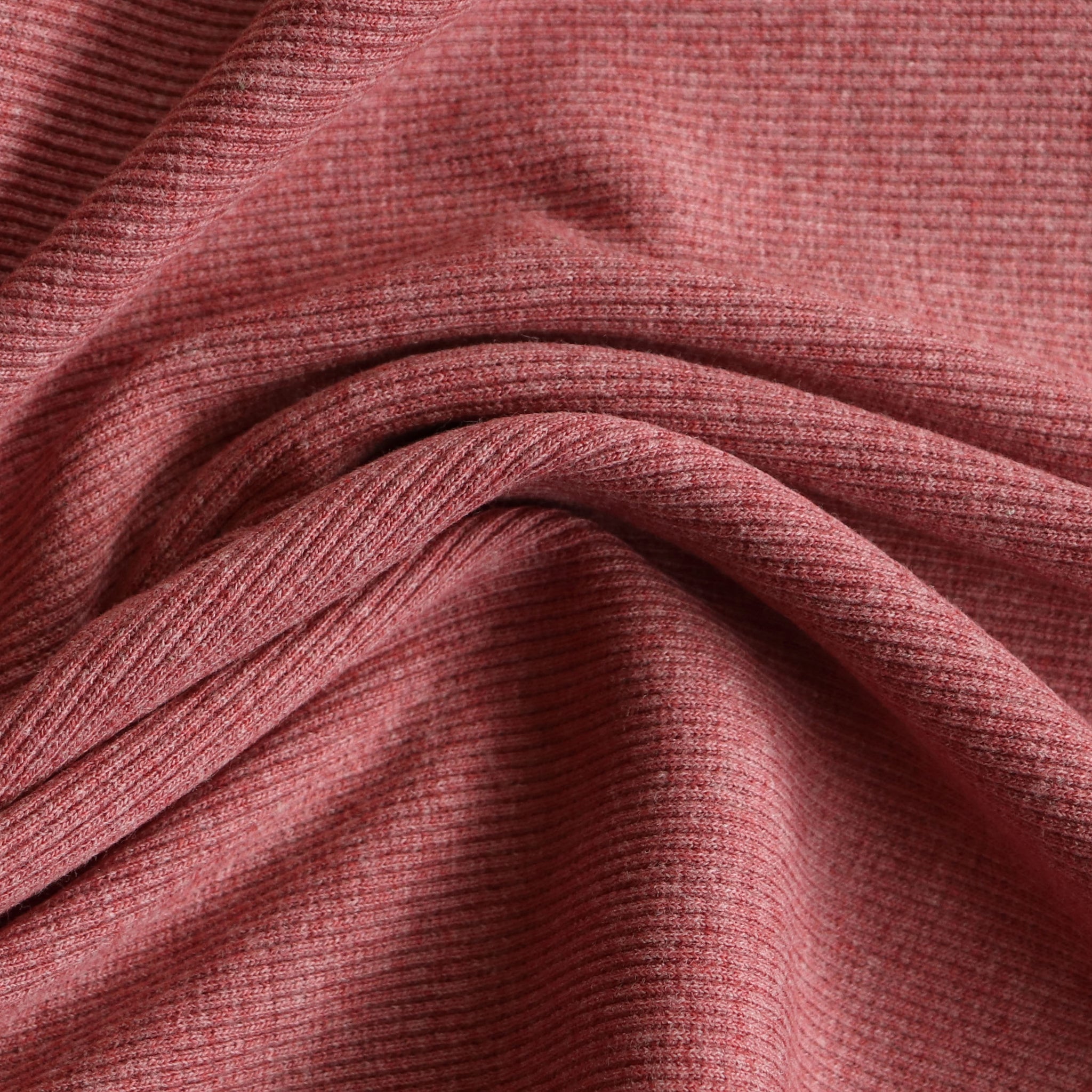 Ribbed Cuffing - Soft Red Marl