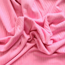 Viscose Ribbed Jersey Knit - Pink