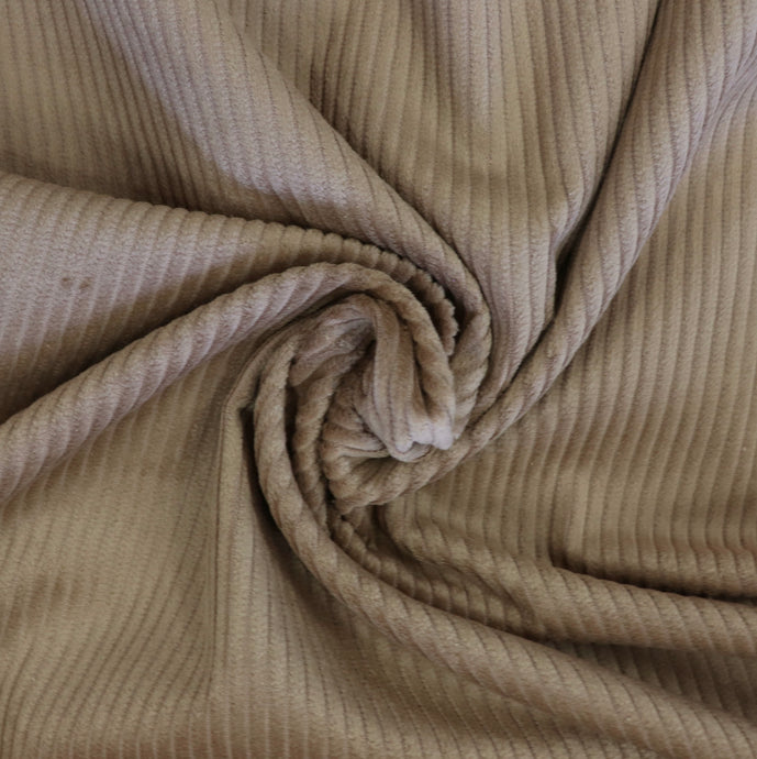 Jumbo Cotton Corduroy - Camel - END OF BOLT 85cm