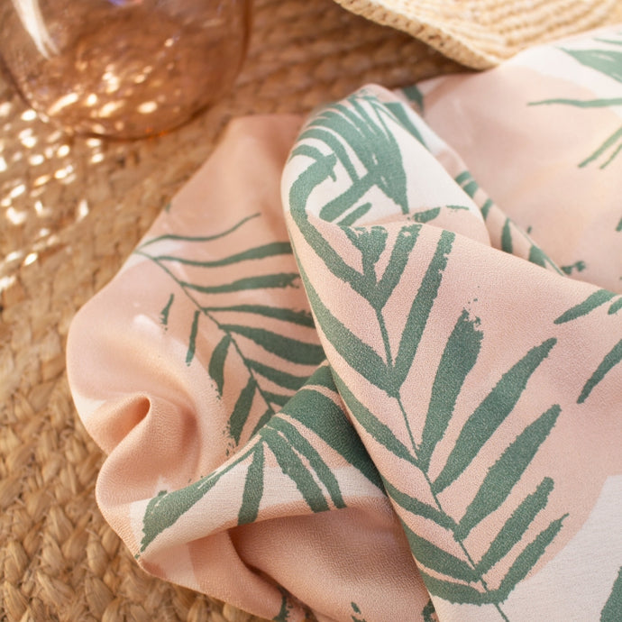 Canopy Cactus - Viscose Crepe with Lenzing™️ EcoVero™️ viscose fibres - Atelier Brunette - PREORDER - Fabric - Atelier Brunette - Sew Me Sunshine