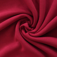 Fleece Backed Sweatshirt Jersey - Crimson