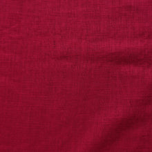 Washed Linen Ramie Cotton - Crimson Red
