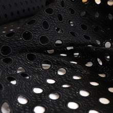 Deadstock Cotton Corded Lace - Black Open Circles - SALE