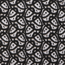 Deadstock Cotton Guipure Lace - Black Swirls - SALE