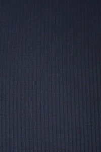 Derby Ribbed Jersey with TENCEL™ Fibres - Dark Navy - Meet Milk