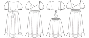 Estella Dress / Top / Skirt - Papercut Patterns - UK Size 6-20