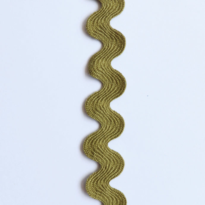 Ric Rac - 15mm - Olive Green
