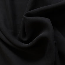 Sandwashed Viscose Twill - Black