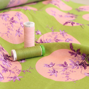 Liberty Fabrics - Posey Polka B - Augusta Linen Cotton - SALE