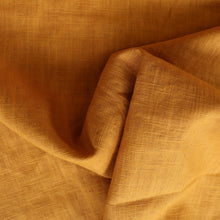 Washed Linen Ramie Cotton - Ochre Yellow