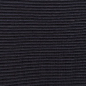 Cotton Ottoman Rib Jersey - Navy Blue