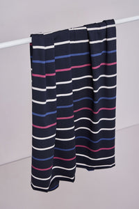 Jersey with TENCEL™ Modal & Organic Cotton Fibres - Nova Stripe Dark Navy - Meet Milk