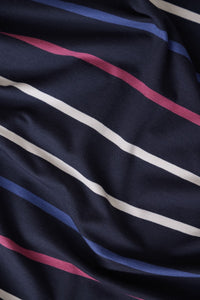 Jersey with TENCEL™ Modal & Organic Cotton Fibres - Nova Stripe Dark Navy - Meet Milk