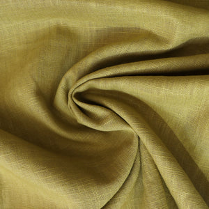 Washed Linen Ramie Cotton - Olive Green