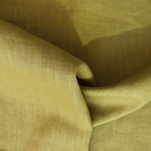 Washed Linen Cotton - Olive Green