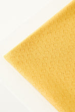 Organic Cotton Gem Pointelle - Mind The Maker - Blonde Yellow - END OF BOLT 48cm