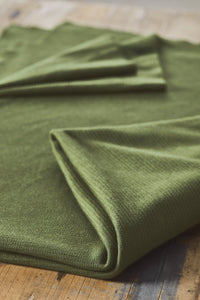 Organic Woollen Ottoman Knit - Mind The Maker - Olive Green
