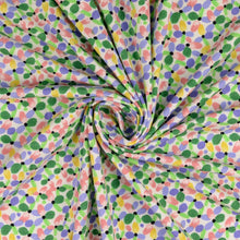 Cotton Jersey - Painterly Flowers - END OF BOLT 40cm x 150cm