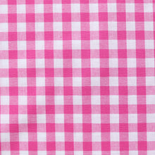 Gingham Yarn Dyed Cotton - Hot Pink