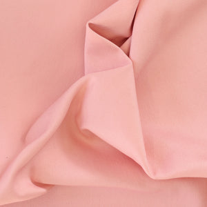 Blush Pink Cotton Denim Fabric by the Metre