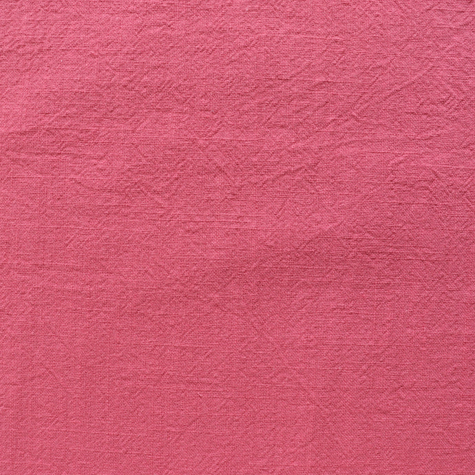 Washed Vintage Cotton - Raspberry Pink - END OF BOLT 116cm