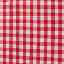 Gingham Yarn Dyed Cotton - Red