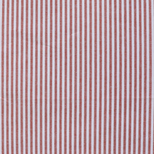 Yarn Dyed Cotton - Russet Red Stripe