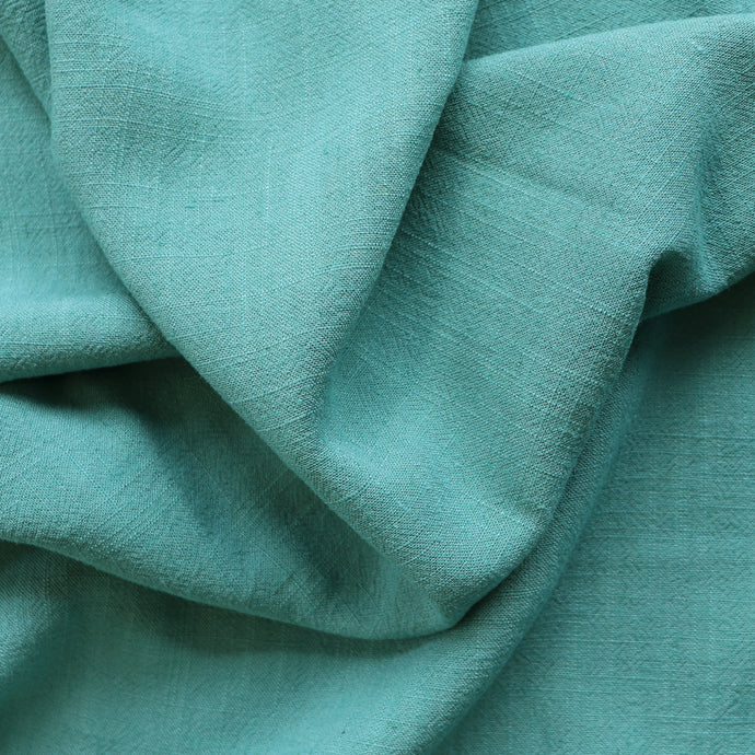 Viscose Linen - Turquoise Blue