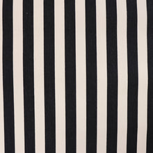 Denim 9oz Stretch - Black & Ivory Stripe
