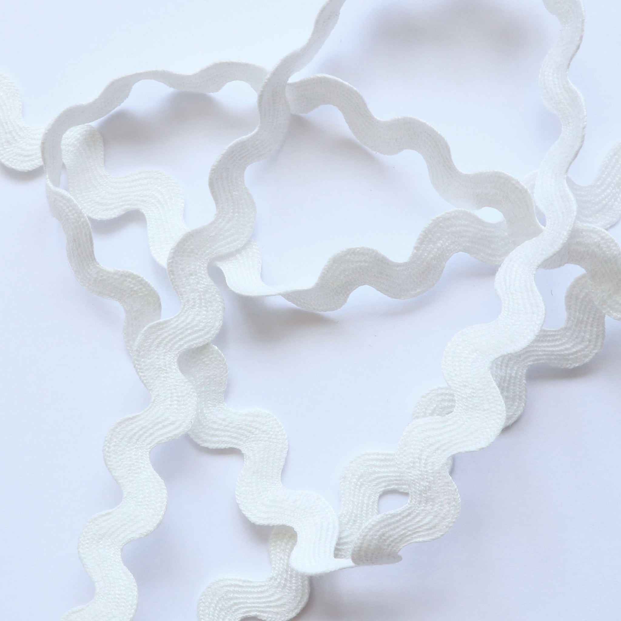 Ric Rac Trim White