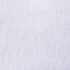 Cotton Dobby - White