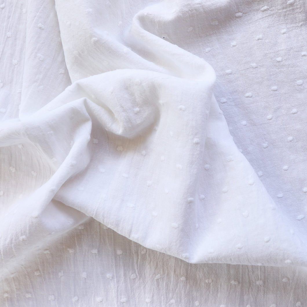 Cotton Dobby - White – Sew Me Sunshine