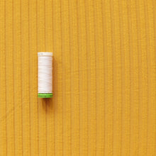 Viscose Ribbed Jersey - Yellow Gold