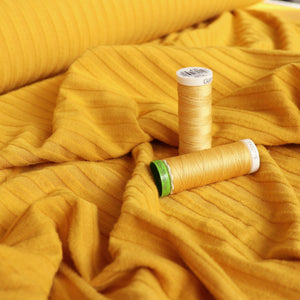 Viscose Ribbed Jersey - Yellow Gold